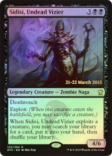 (Promo-Prerelease)Sidisi, Undead Vizier/アンデッドの大臣、シディシ